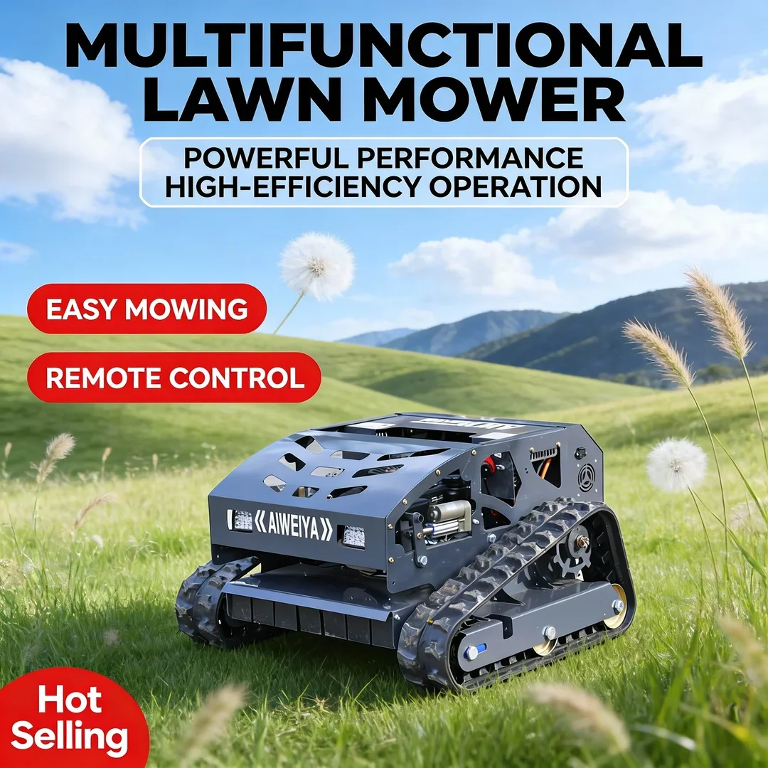 Customized Smart Wireless Remote Control Lawn Mower - 550MM Cutting Width CE EPA Certified Made in China for Residential Yards