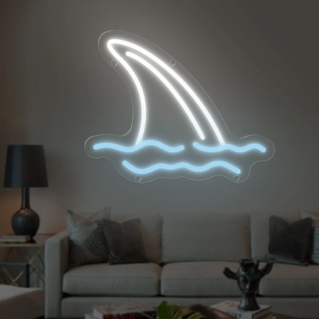 Shark Neon Sign Light For Bedroom Home Birthday Wedding Bar Wall LED Light Hanging Decoration Kids Gifts USB Lamp Led Neon Sign