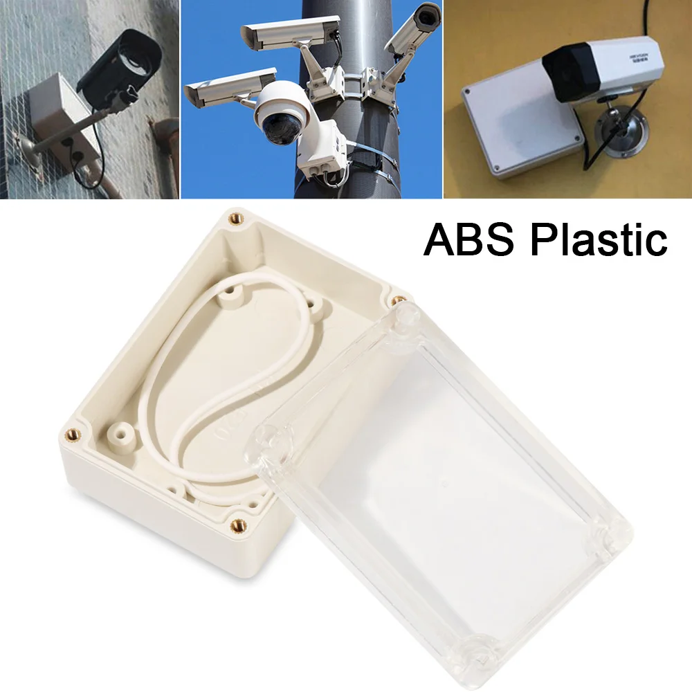 11 Sizes Electronic Transparent Cover Instrument Housing Case Electrical Project Boxes Plastic Junction Box Outdoor Accessories