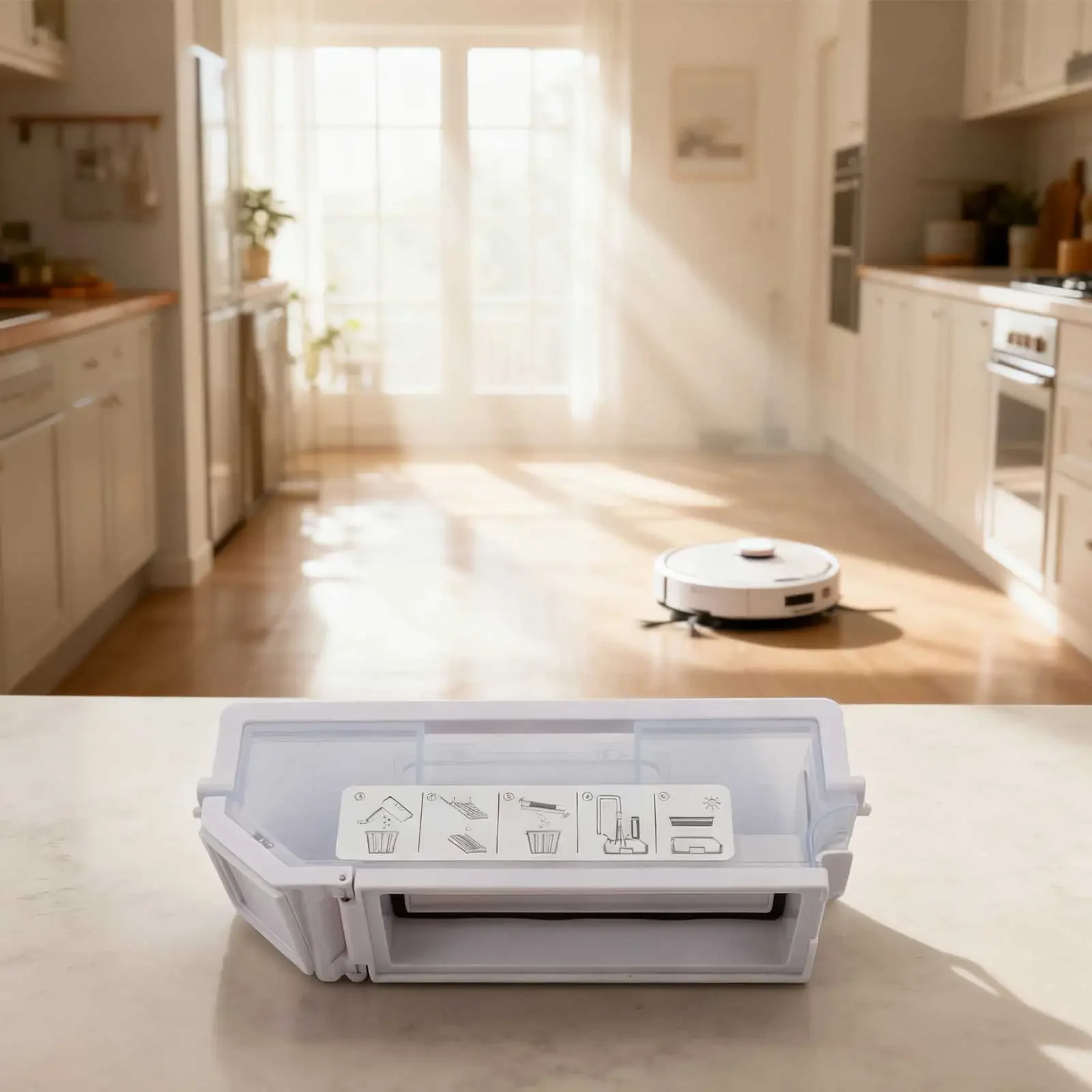Home Cleaning Vacuum Cleaner Accessory Dust Containment Box Efficient Dust Containment System Regular Maintenance