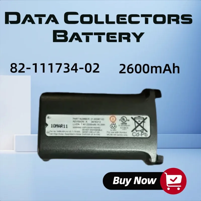 

2600mAh for Symbol MC9000 MC9060 MC9090 82-111734-02 Data Collectors Battery
