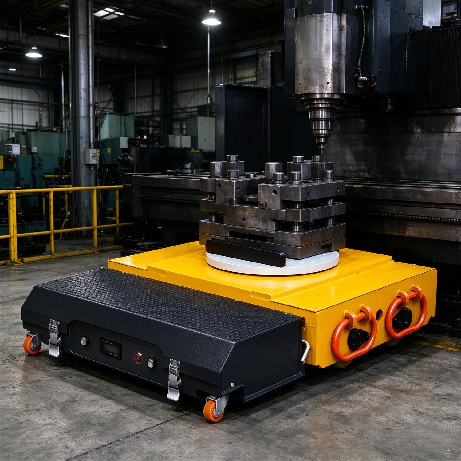 Battry Powered Load Moving Skates Machinery Moving Skates Warehouse Heavy Equipment Moving System Factory Direct