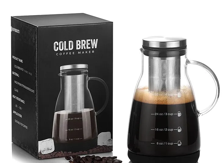 

Coffee utensils, ice drip coffee, cold brew pot, hand brewed cold brew pot, household sharing pot, juice tea filter, glass pot