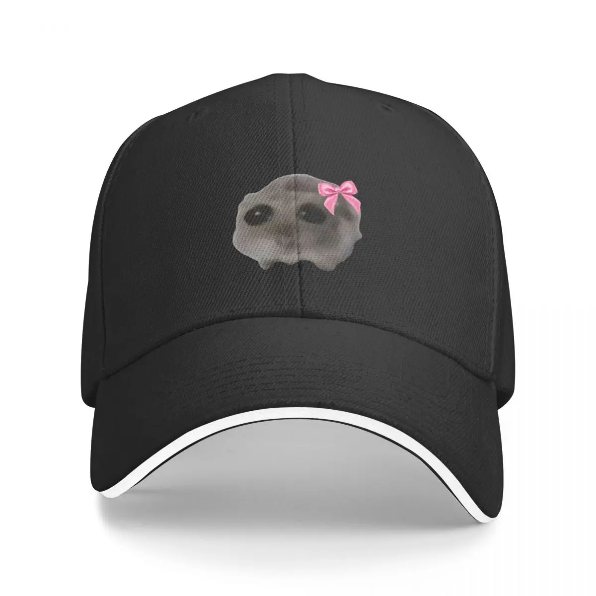 Coquette Sad Hamster Baseball Cap Trucker Hat Sunscreen Beach Outing Visor Trucker Hats For Men Women's