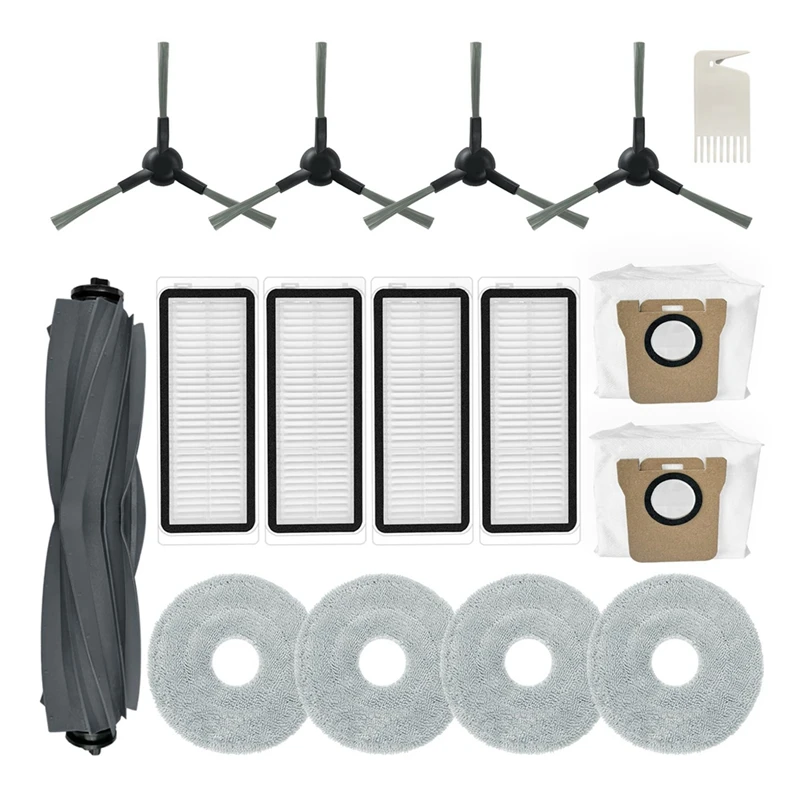 HLZS-Robot Vacuum Cleaner Replacement Kit For Dreame L20 Ultra / L30 Ultra: Brushes, Filters, Mop Pads, Etc.