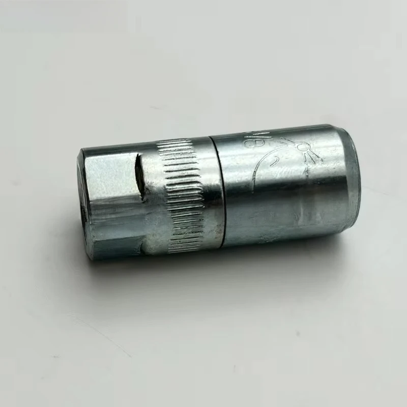 Steel Quick German Grease Gun Coupler For Grouting Machine Injection Packer, Explosion Proof Butter Head, Water Stop Needle
