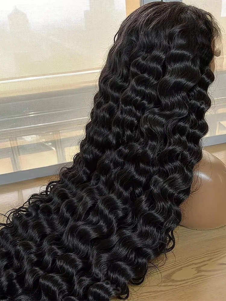 

40 Inch Loose Waves 13x6 13x4 HD Lace Front Human Hair Wigs Brazilian 360 Deep Water Curly Wave Lace Frontal Wigs For Women 250%