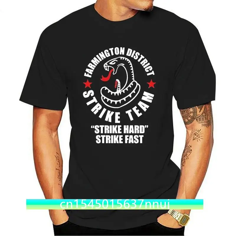 

2019 Male Best Selling The Shield Strike Team Vic Makey TV Series T Shirt Design Tshirt Tee Shirt Summer Tee Shirt