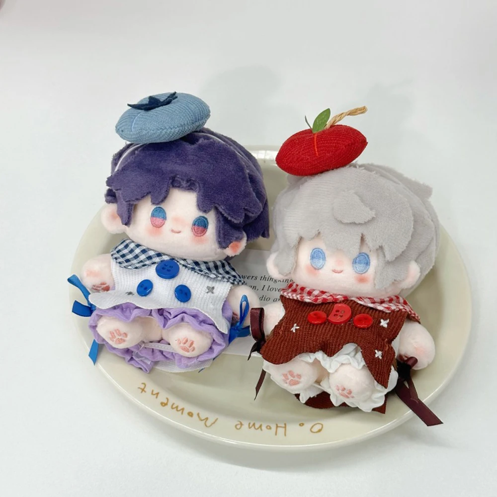 ชุดตุ๊กตาผ้าฝ้ายขนาด 10 ซม. ลายผลไม้ เค้ก บลูเบอร์รี่ ชุดตุ๊กตาขนาด 10 ซม. น่ารักสุดๆ ชุดแต่งตัวตุ๊กตา