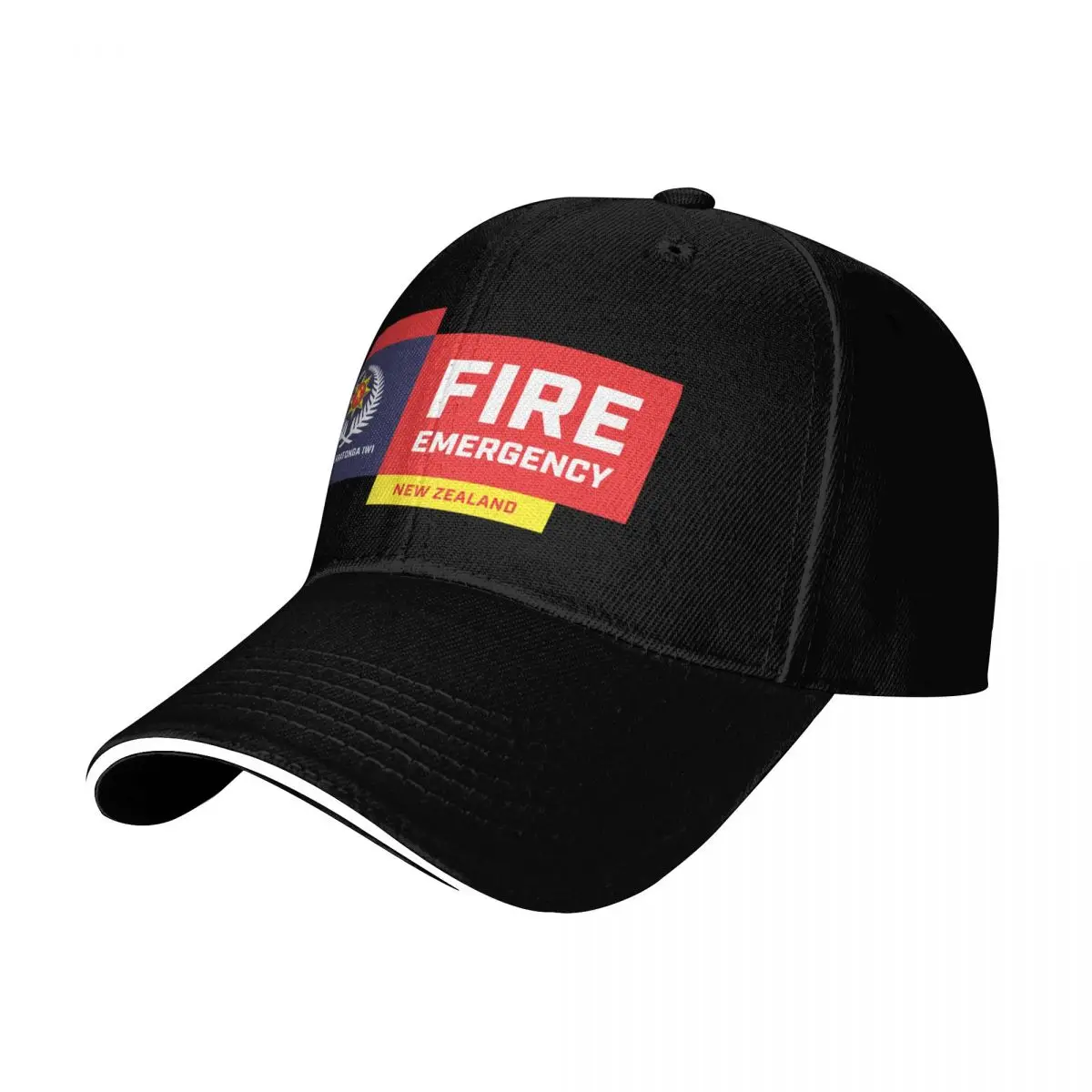 Fire and Emergency New Zealand Baseball Cap Summer Beach Travel Streetwear Hip Hop Trendy Vintage Retro Embroidered