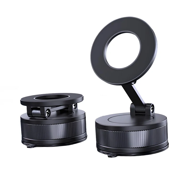Supporto per telefono per auto magnetico in metallo con ventosa nano Supporto per telefono pieghevole con rotazione a 360 in auto per Iphone 15 14 13 12 Pro Max Samsung
