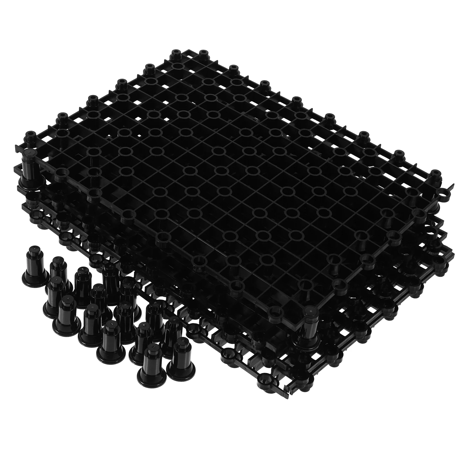 

5 Pcs Fish Tank Bottom Filter Plate Bowl Board Breeding Aquarium Accessories PVC Material Easy Installation Professional Grade