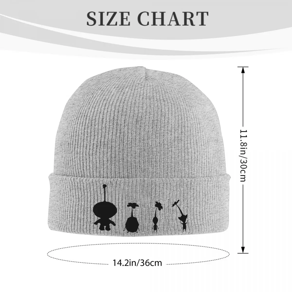 Pikmins Bonnet Hats Squad Beanie Hats Custom Knitting Hat Winter Street Adult Unisex Gym Elastic Cap