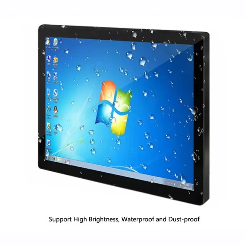 21.5\" Outdoor Wall-Mounted Wide Screen LCD Digital Display   High Brightness I3 Touch Screen