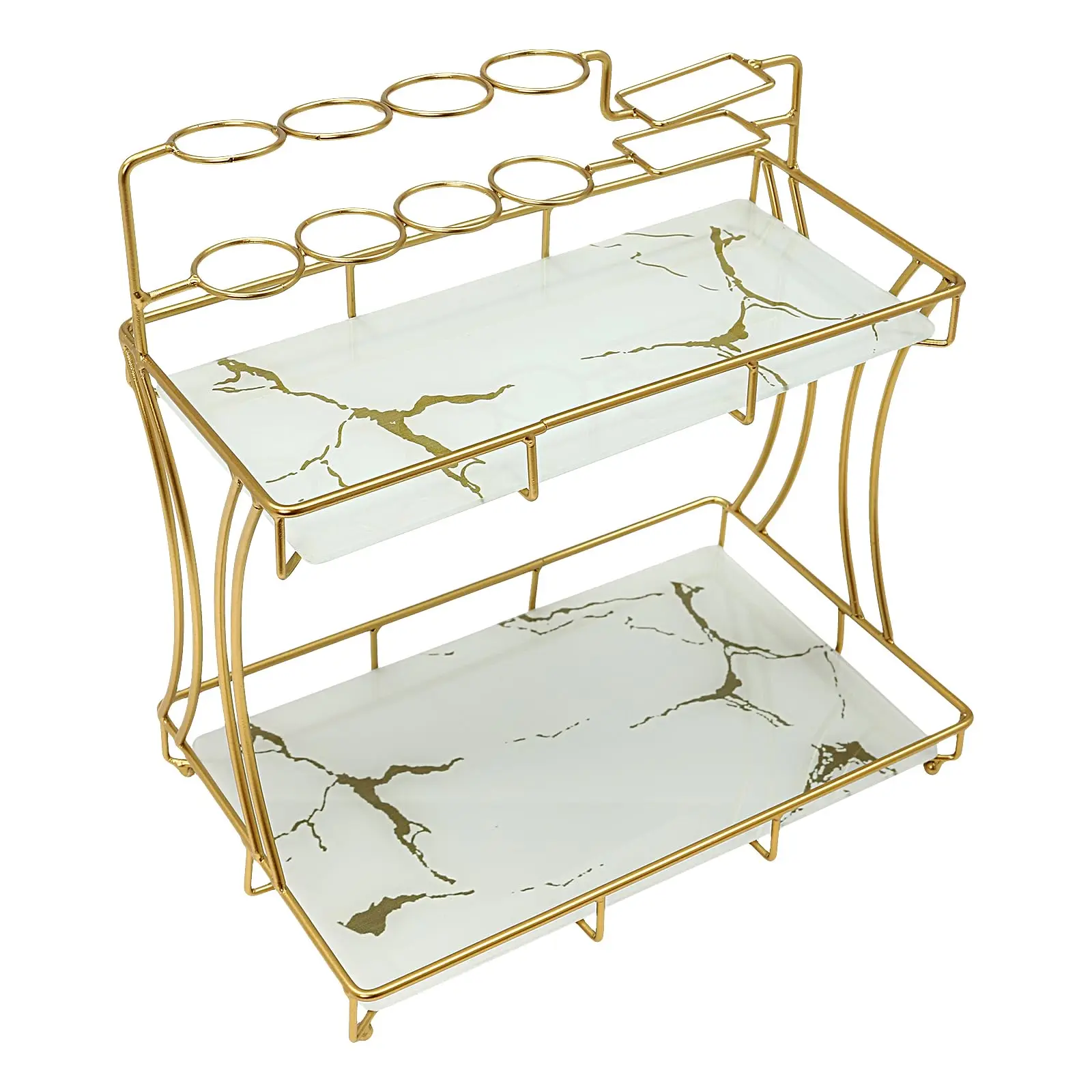 

3 Tier Dresser/Bathroom Organizer Countertop Perfume Makeup Organizer Skincare Cosmetics Storage Display Rack, Vanity Tray Dress