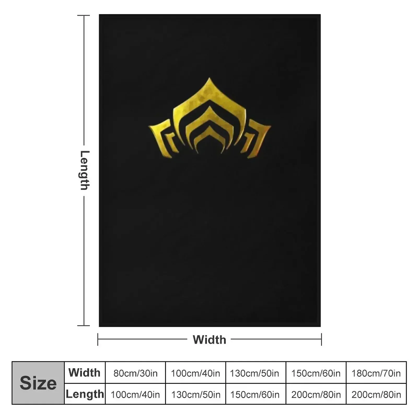 Warframe video game Throw Blanket Bed Fashionable Sofas Retros Decorative Sofas Blankets