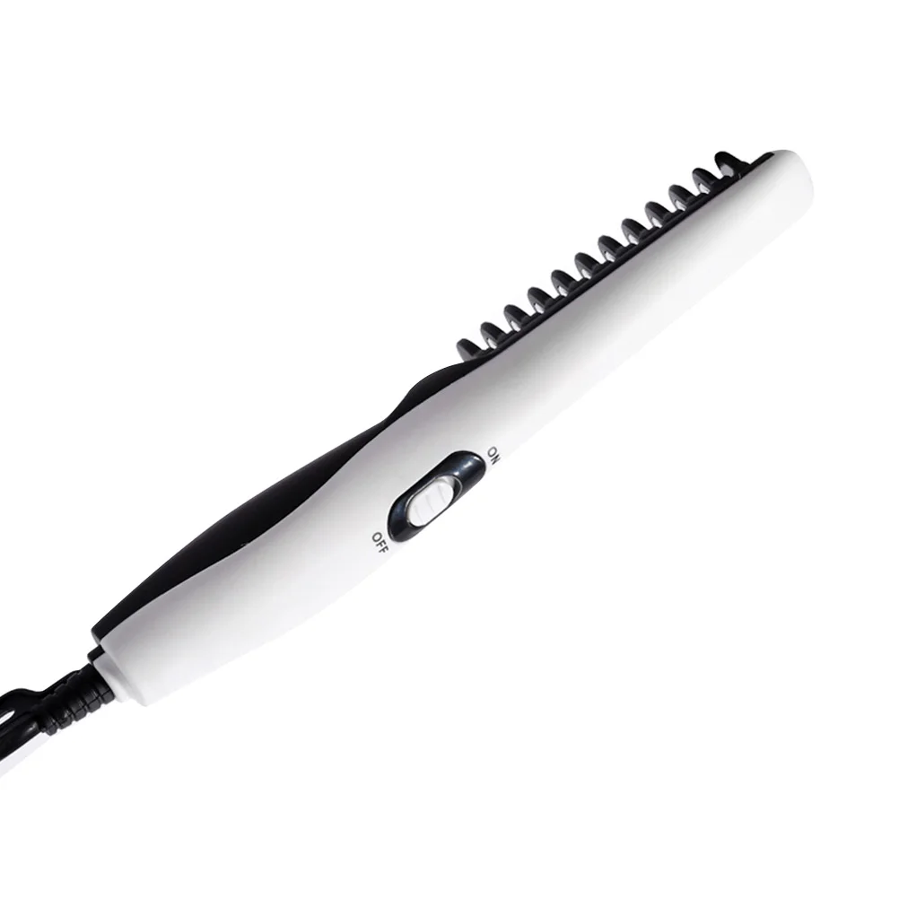 

Portable Straight Beard Comb Hair Straightening Electric Hairdressing Straightener