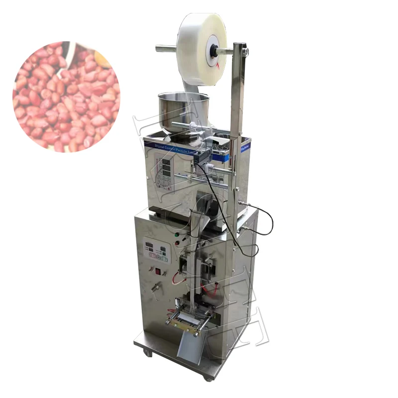 เครื่องบรรจุอัตโนมัติถุงพลาสติกแบบเม็ดชาเครื่องเทศข้าวอาหารวัตถุดิบปั้นเครื่องบรรจุและปิดผนึก