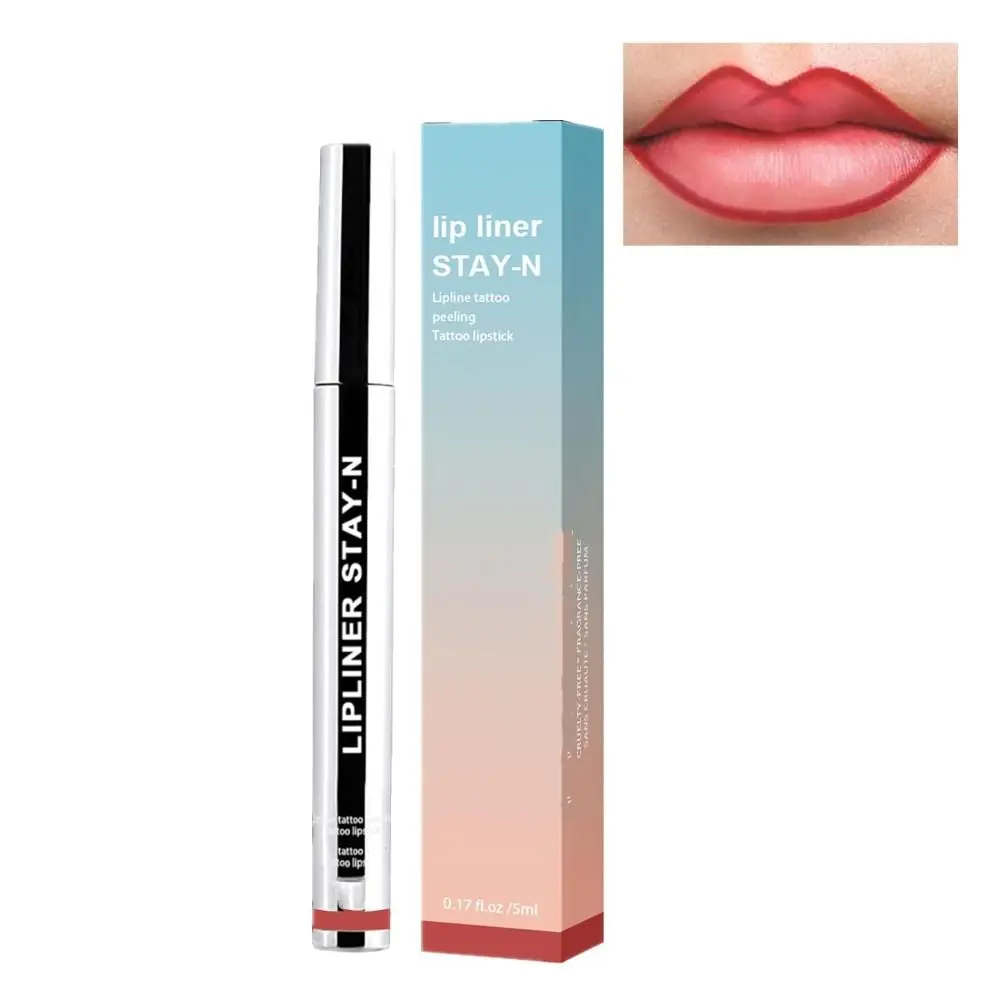 Daily Wear Transfer-proof Lip Liner Highly Pigmented Color Long Lasting Peel Off Lip Liner Lip Care Waterproof Lip Liner Stain