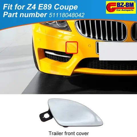 Bmw Z4 E89용 전면 후면 범퍼 트레일러 견인 후크 캡 커버 51118048042 51127228112 Z4- 51128048041 51117156922 51110033250