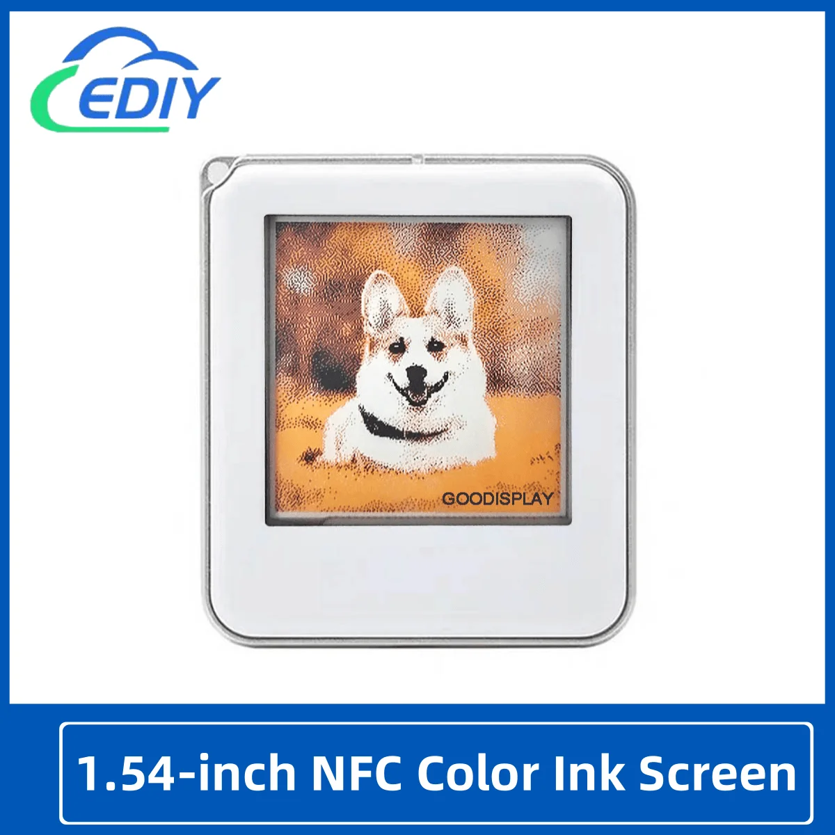 1.54-inch NFC Color Ink Screen Couple Gift Pet Pendant Present - Personalized Digital Label for Pets And Relationships