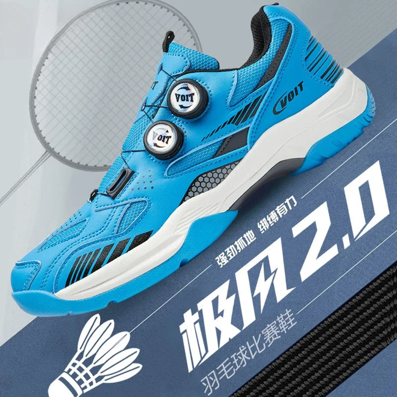 Ultra-light Breathable Badminton Shoes Non-slip Sports Shoe Shock-absorbing Tennis Shoes Men's and Women's Sports Shoes