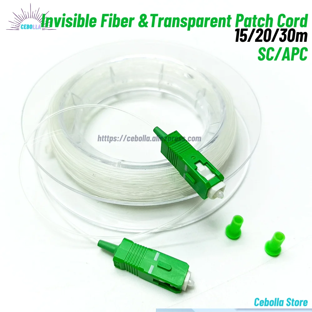 

Transparent (TAC)- SC-APC Jumper-SM(OS2)-G657A2-Bend Insensitive Fiber-APC UPC-Invisible Optical Cable