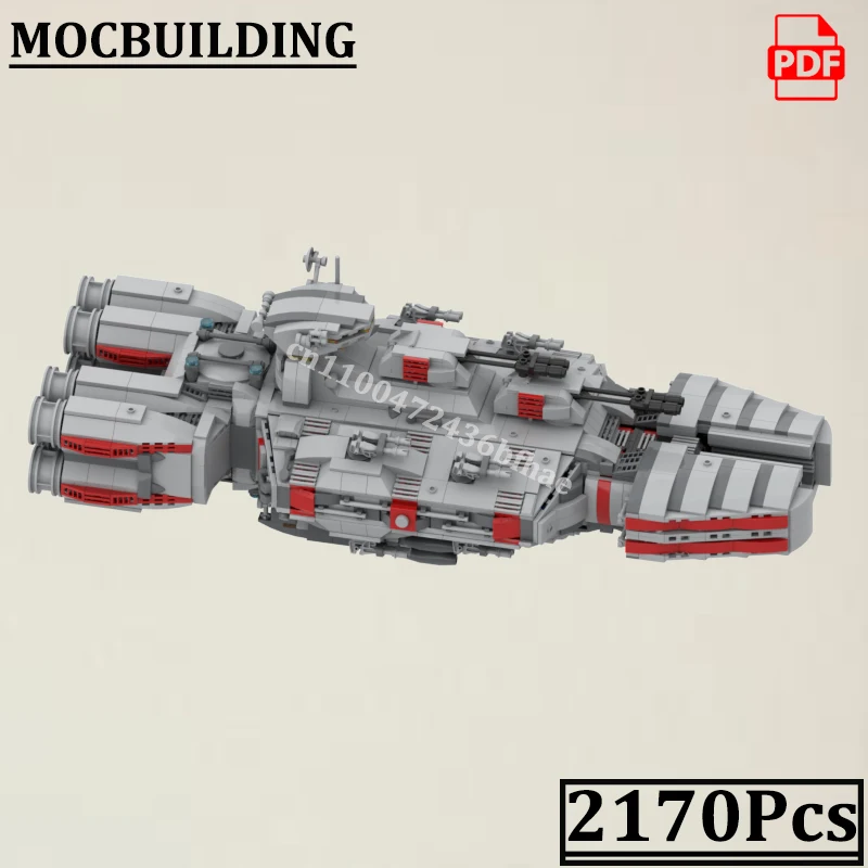 Battleship MK2 Blocks Display Battlestar Galactica Model MOCBUILDING Creative Construction Space Movie Bricks Toys Gift