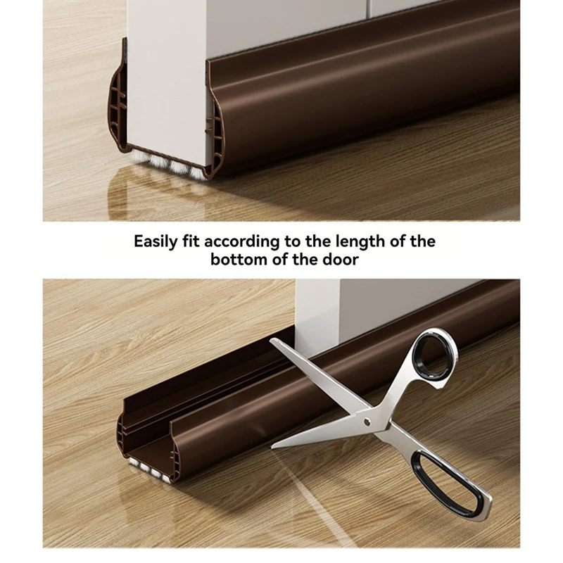 ตัวกั้นประตูสําหรับซีลด้านล่างฝุ่นและฉนวนกันเสียง Weather Stripping Draft Guard Insulator Sealing Strip