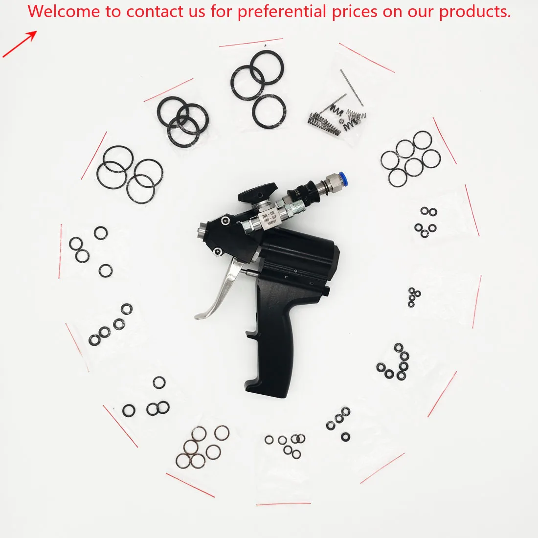 

Polyurethane Spray Gun Self Cleaning With Accessory Kit P2
