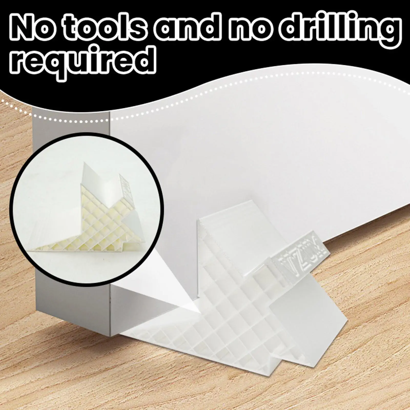

Door and Window Stopper Home Accessory Easy to Use Simple Practical Door Stopper White Doorstop Door Stop for Apartment Bathroom