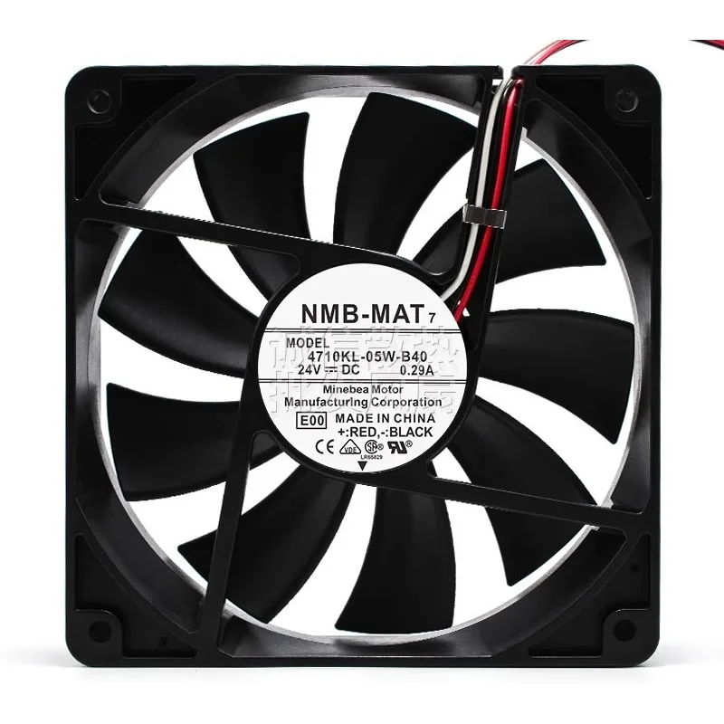 

Новый охлаждающий вентилятор для NMB 4710KL-05W-B40, 24 В постоянного тока, 0,29 А, охлаждающий вентилятор с большим объемом воздуха 12025, 120*120*25 мм