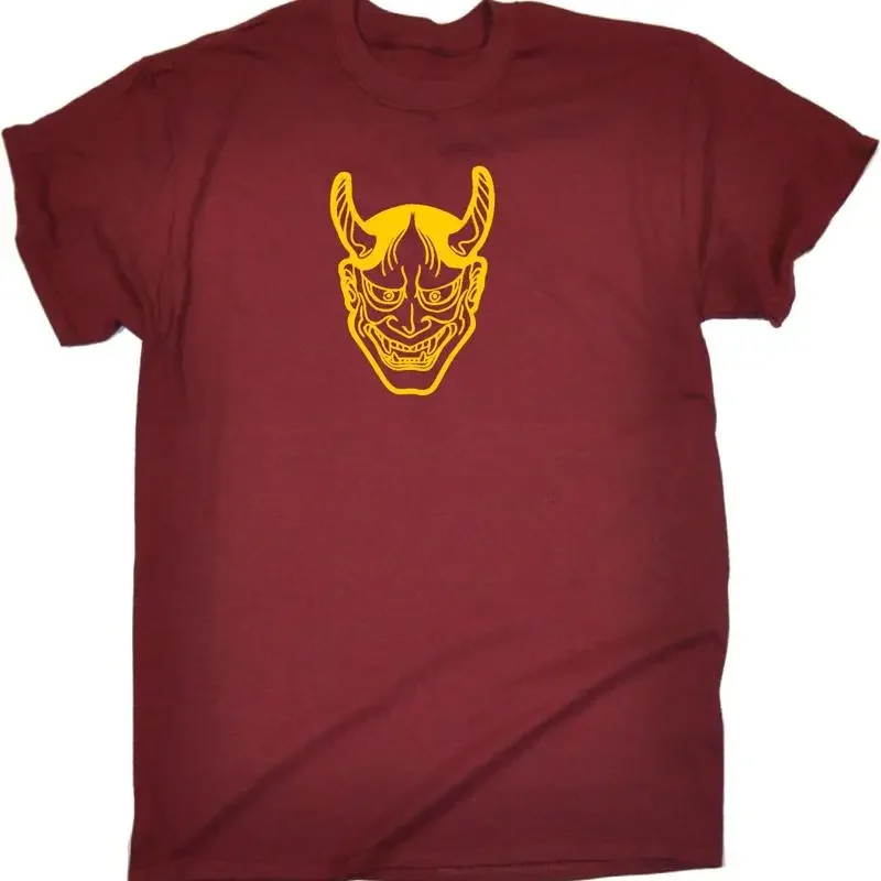 Japanese Hannya Mask T Shirt Oni Tattoo Style Various Colours