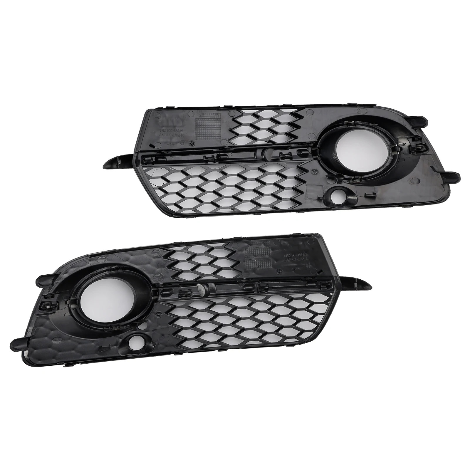 

Front Bumper Fog Light Grill Grille For Audi Q5 S-Line SQ5 2013-2017