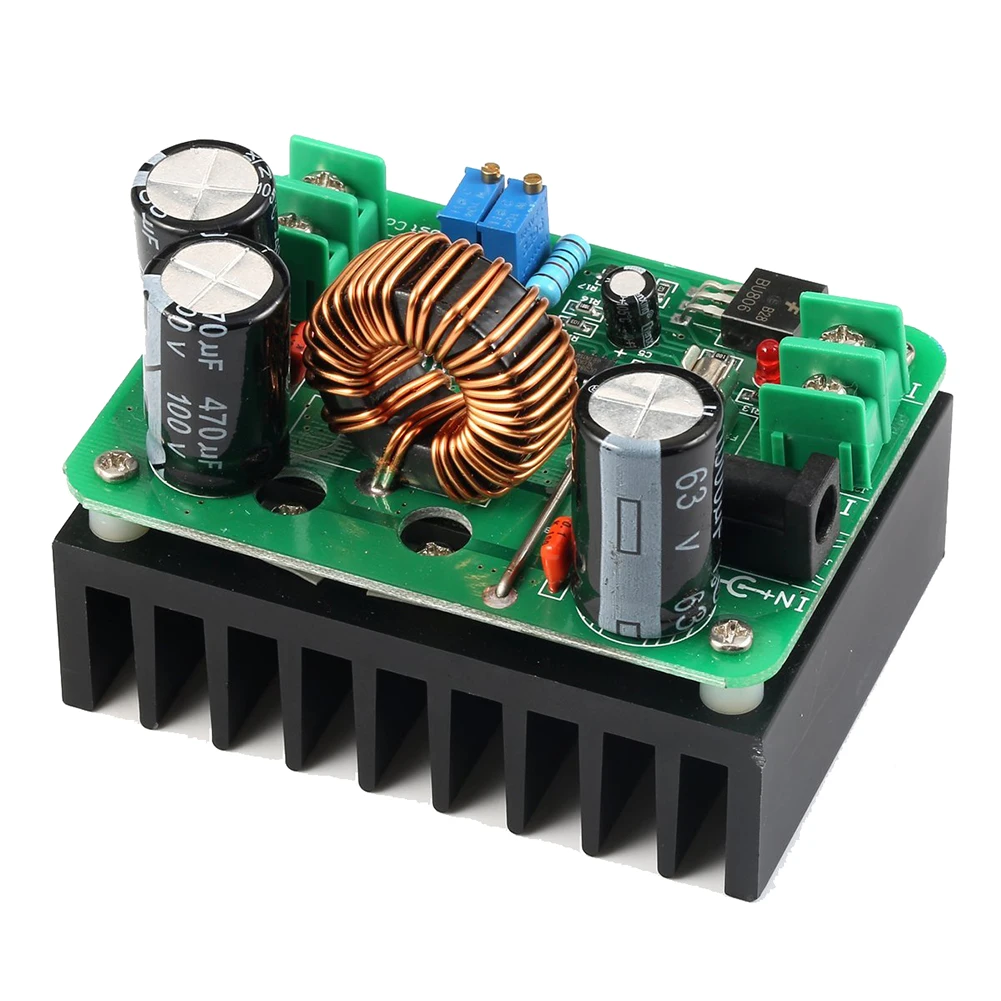 DC/DC Boost Converter 10-60V to 12-80V Step-up Voltage Regulator 600W Auto Power Supply Transformer Adjustable Output Volt Co