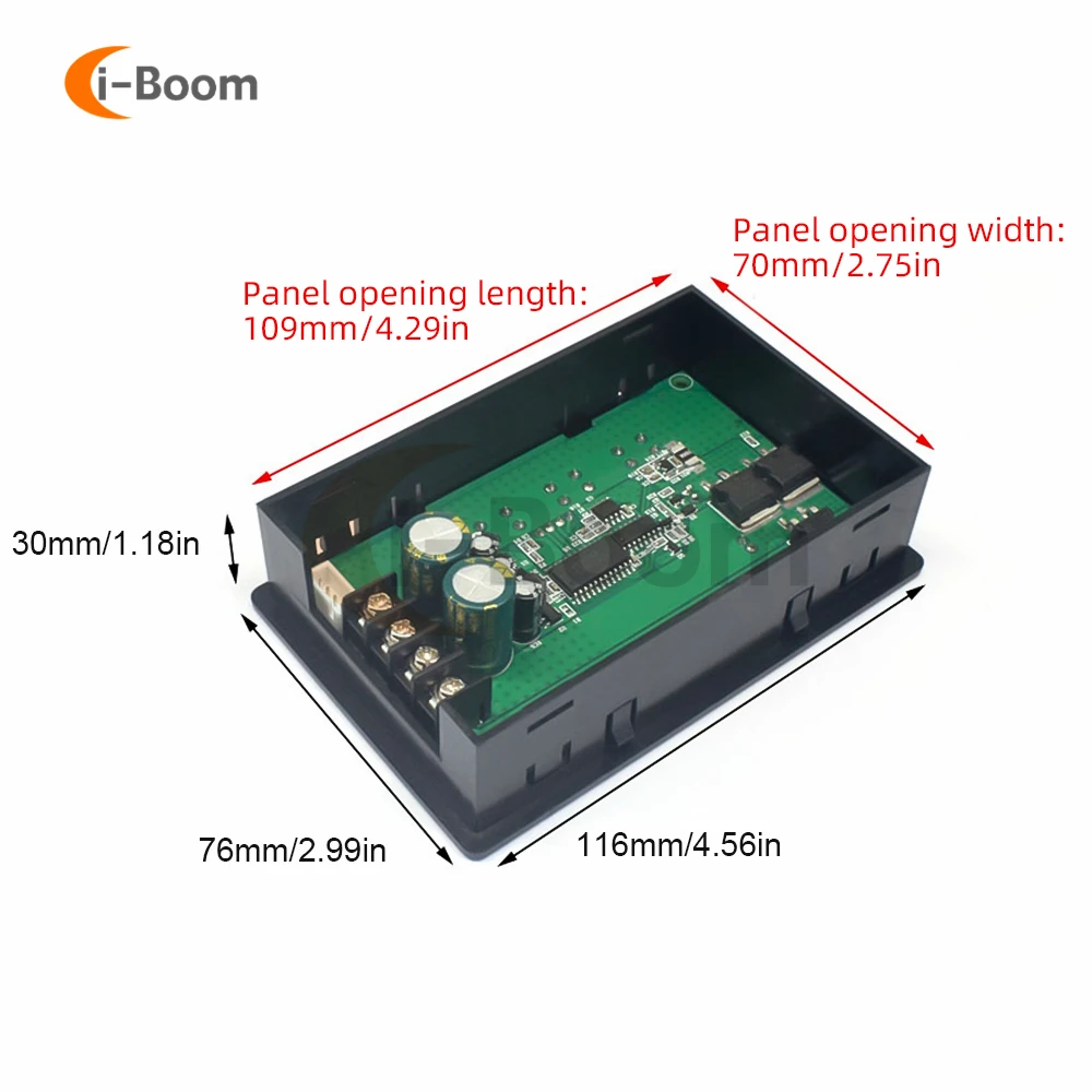 DC 10-55V 20A regulator prędkości silnika szczotkowany regulator silnika z funkcja alarmu podświetlenie Lcd woltomierz cyfrowy amperomierz