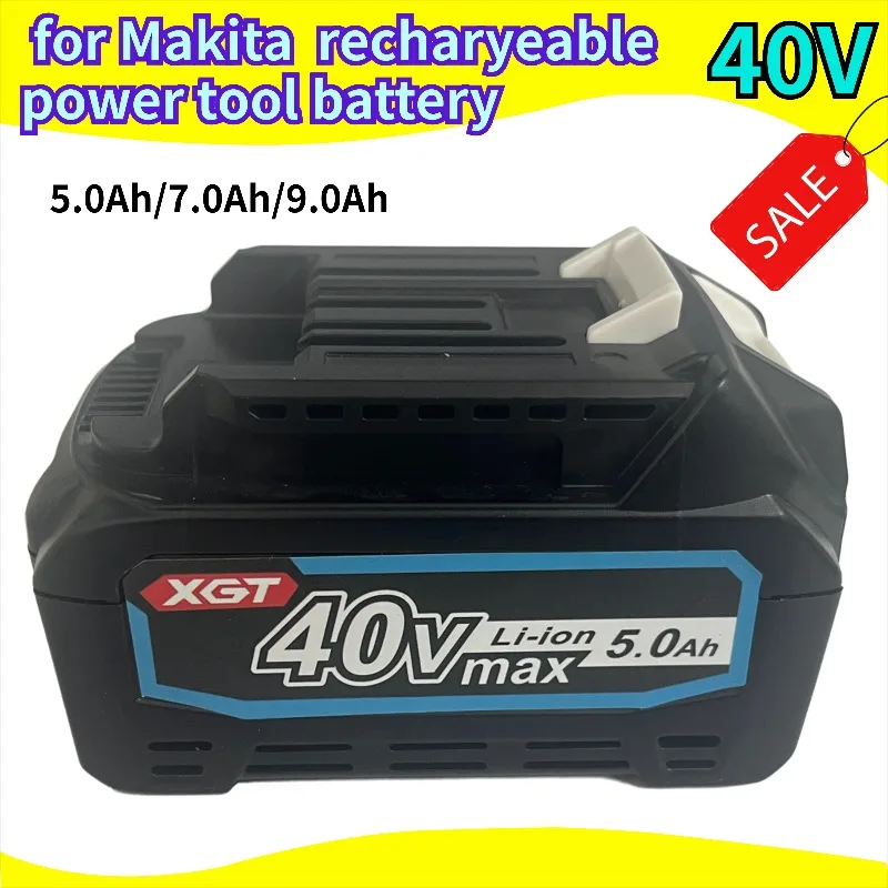 for Makita 40V 5.0Ah/7.0Ah/9.0Ah Rechargeable Power Tool Battery LED Indicator