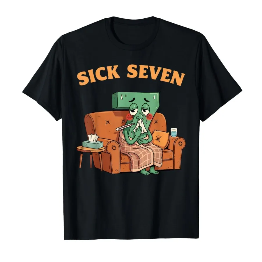 

Sick Seven 67 Halloween Costume Fun Wordplay Design T-shirt For Men Women 100% Cotton T Shirts Short Sleeve Tops 1022-1