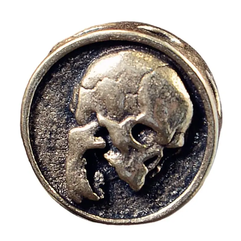 652F Skull Pingente para jóias artesanais Minchas miçangas charme DIY Acessórios