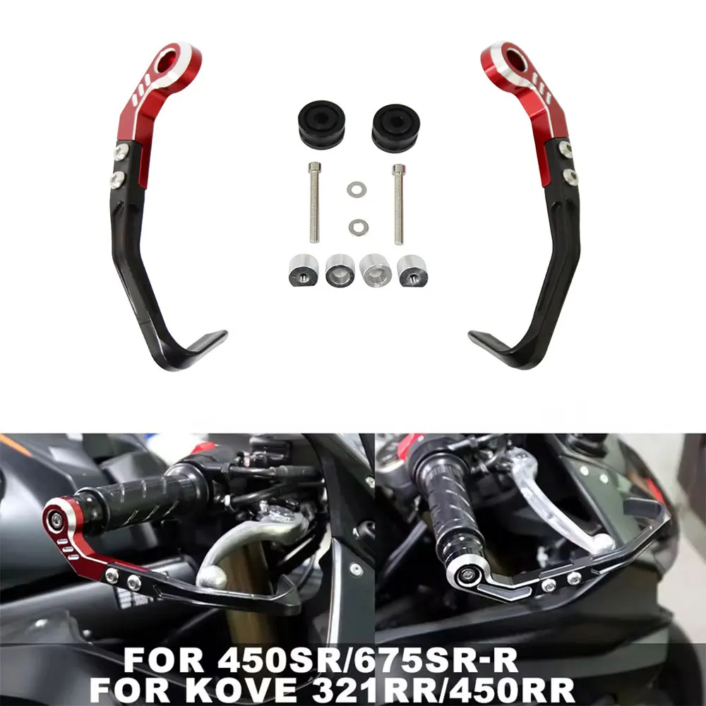 

Motorcycle Brake Lever Guard Protection Brake Clutch Lever Protector For KOVE 321RR/450RR Handlebar Handguard For 450SR/675SR-R