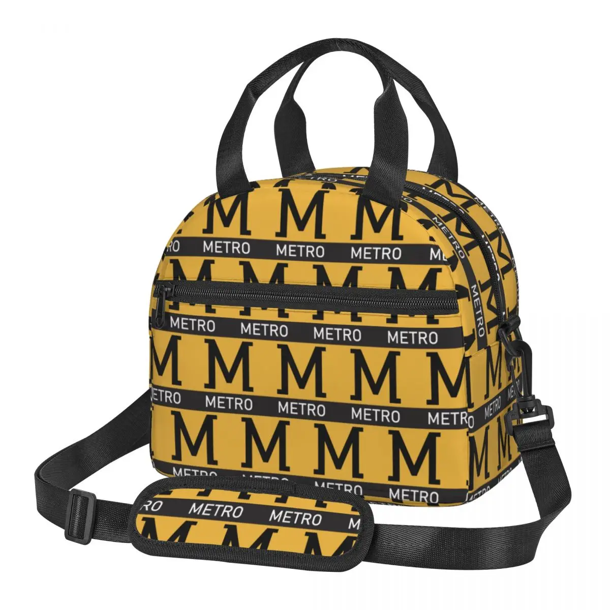 

Изолированная сумка для обеда Tyne And Wear Metro для женщин и детей, портативные коробки для еды, термосумка для обеда