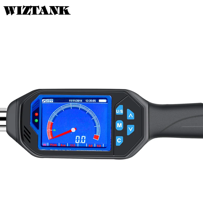 Bluetooth TFT Large Screen Wrench, Professional Torque Analysis Watch Ratchet Spanner Digital Torque Angle Measuring Indicator