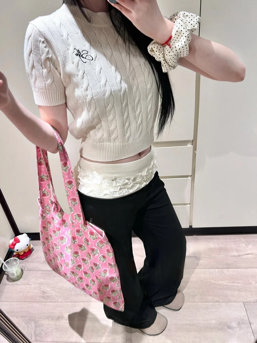 Taille haute cloche Bot pantalons de Yoga femmes été décontracté dentelle garniture Patchwork minceur Long Bla pantalon Ballet pantalon évasé