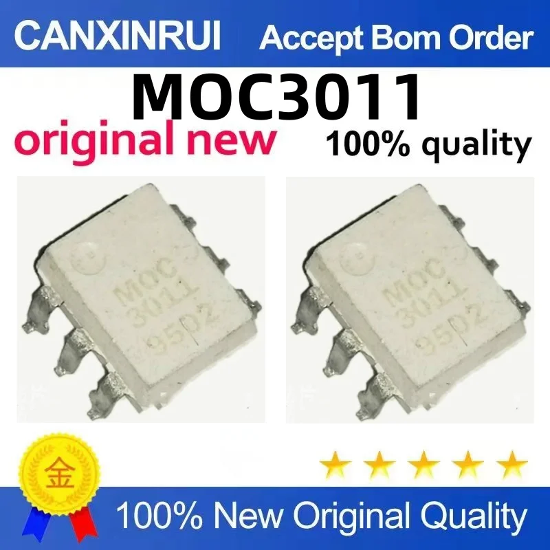 （100 pieces）MOC3011 Optocoupler Photocoupler Plug into DIP-6