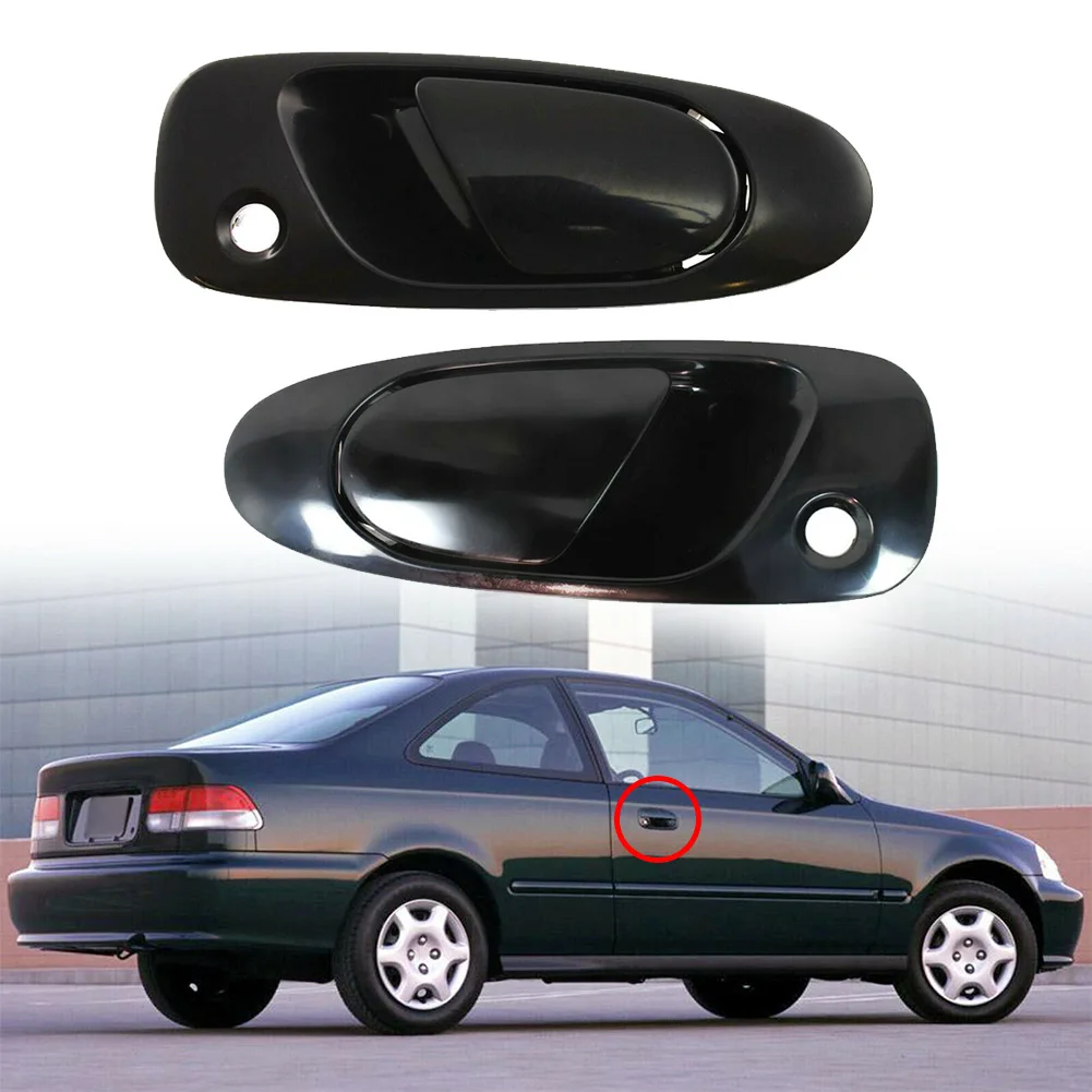 Practical Exquisite Exterior Door Handle Accessories 1 Pair For Honda Civic 92-95 EG6 EG4 Front Exterior Door Handle view 4