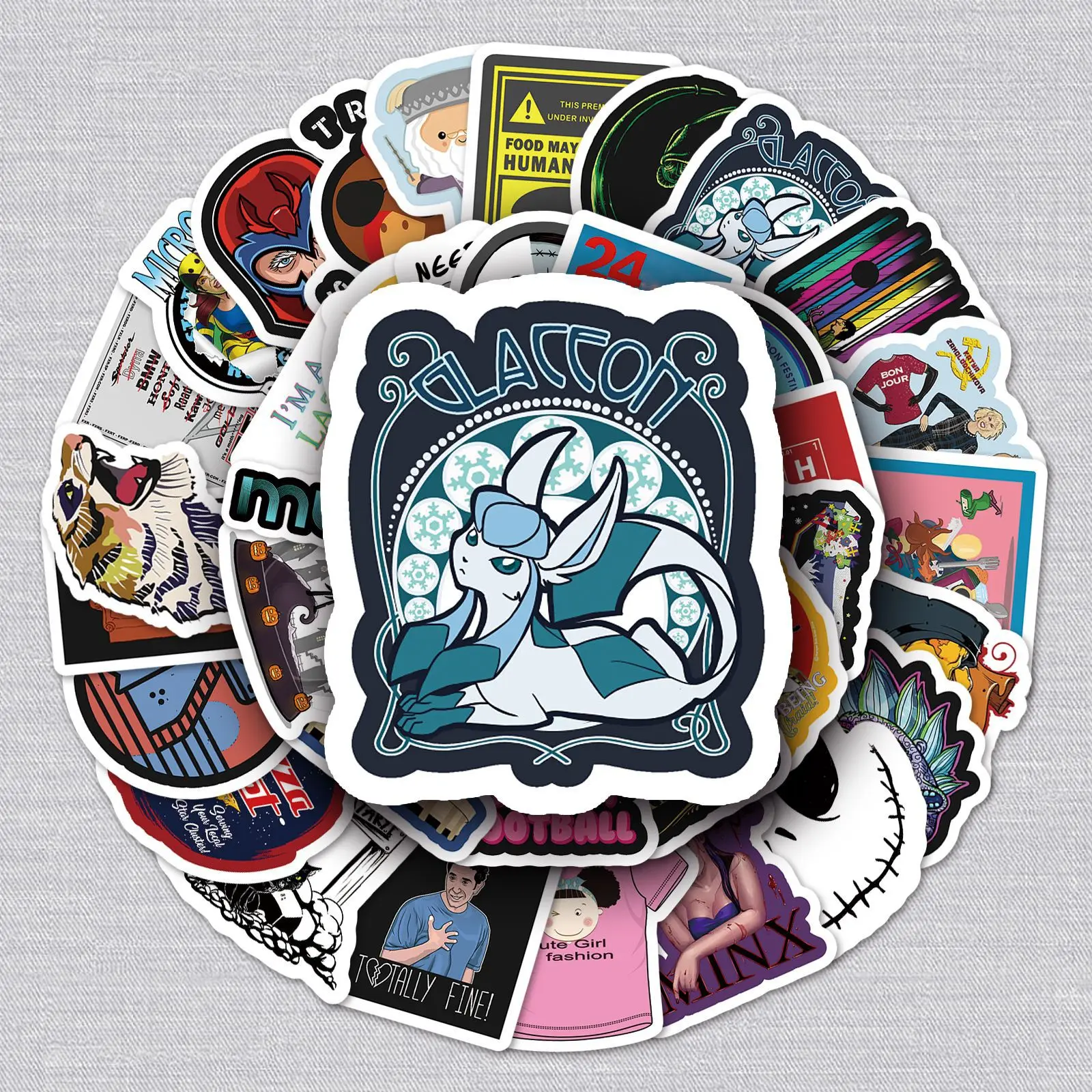 

wholesale Sticker factory 50 sheets ins wind graffiti DIY laptop mobile phone guitar waterproof suitcase decoration