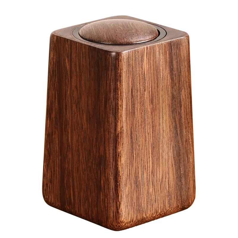

Walnut Square Light Luxury Creative Toothpick Bucket Press Type Automatic Pop-up