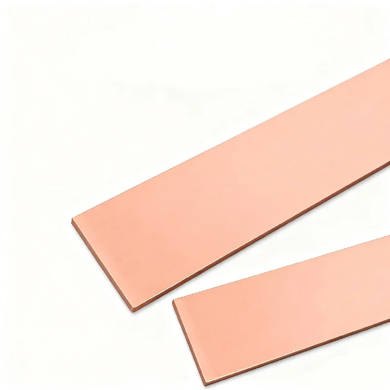 T2 المواد الخام النحاس الأحمر | 3 × 25 × 100 مم (0.1 بوصة × 1.0 بوصة × 3.9 بوصة) | لمسة نهائية ملونة موحدة | قابلية تشكيب ممتازة #5