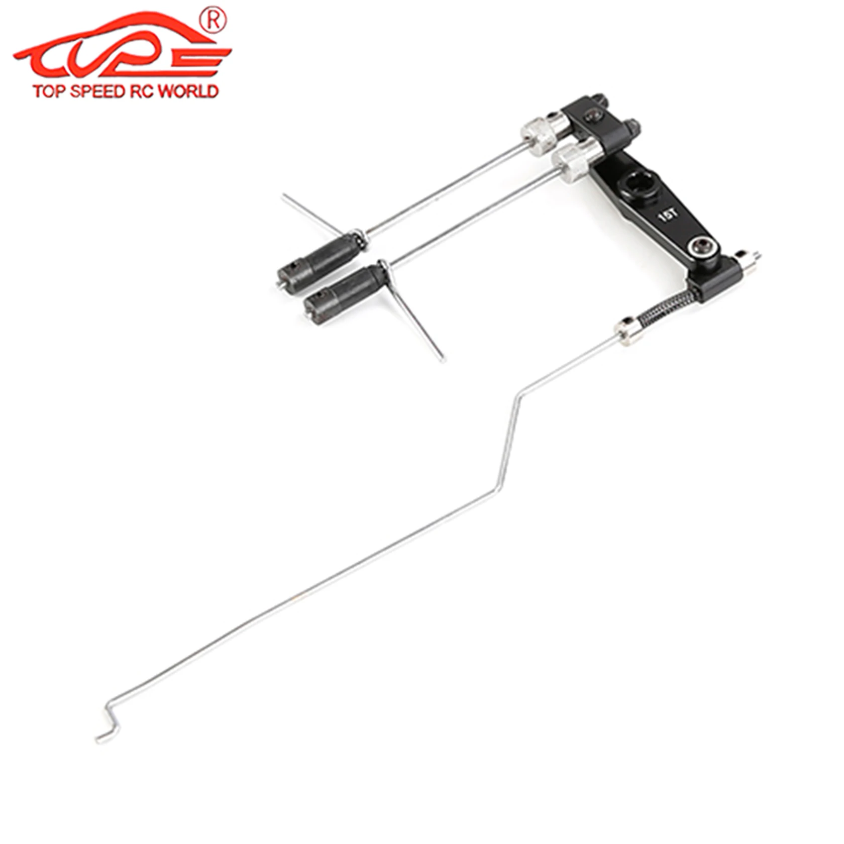 Upgrade Parts Throttle Linkage Assembly Kit for 1/5 Scale RC CAR GAS LOSI 5IVE-T ROFUN ROVAN LT KM X2 TRUCK PARTS