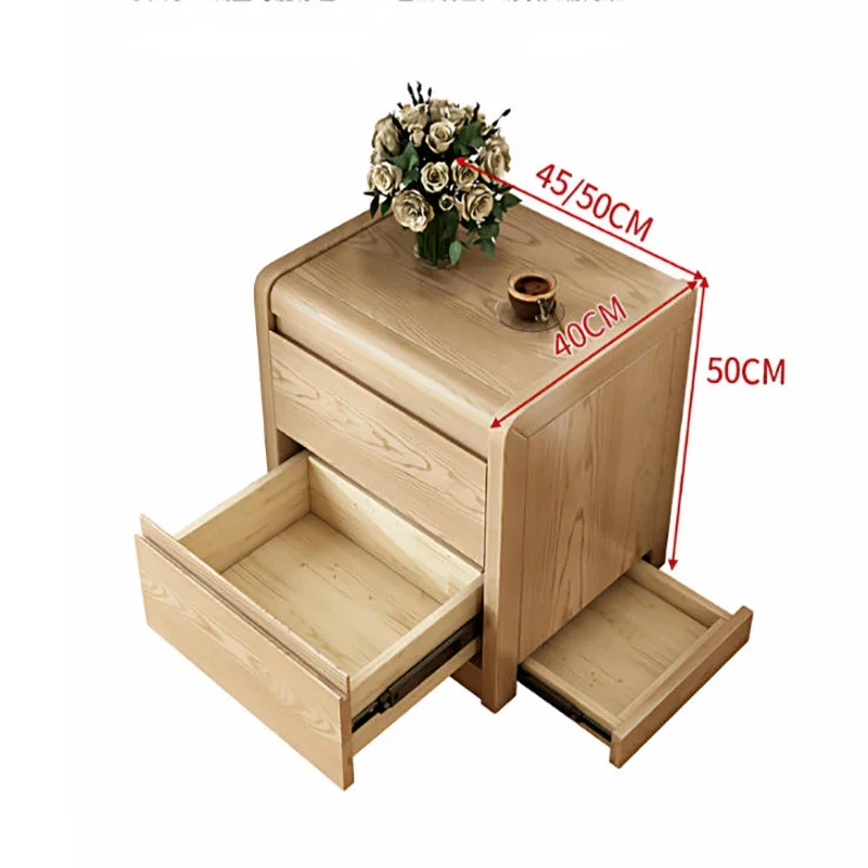 Display Aesthetic Nightstand Storage Luxury Trendy Nightstand Modern Vintage Office Mesita Bedroom Furniture